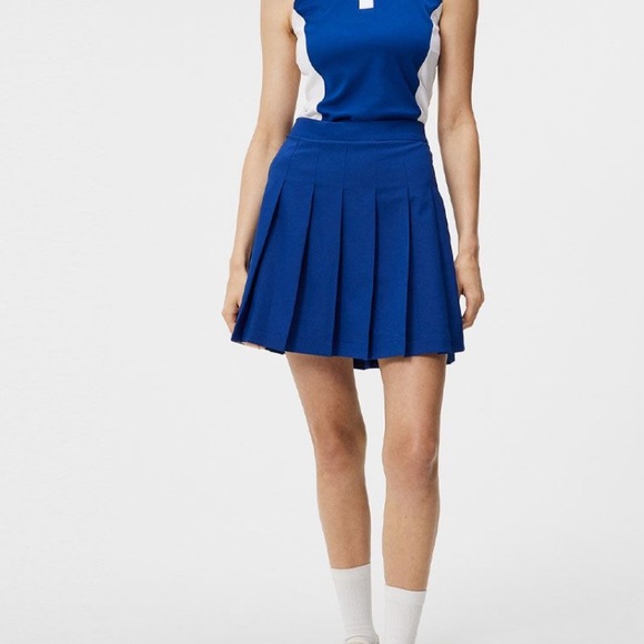 NEW J.LINDEBERG WOMEN'S ADINA GOLF SKIRTS - SODALITE BLUE Size: S - Picture 1 of 11